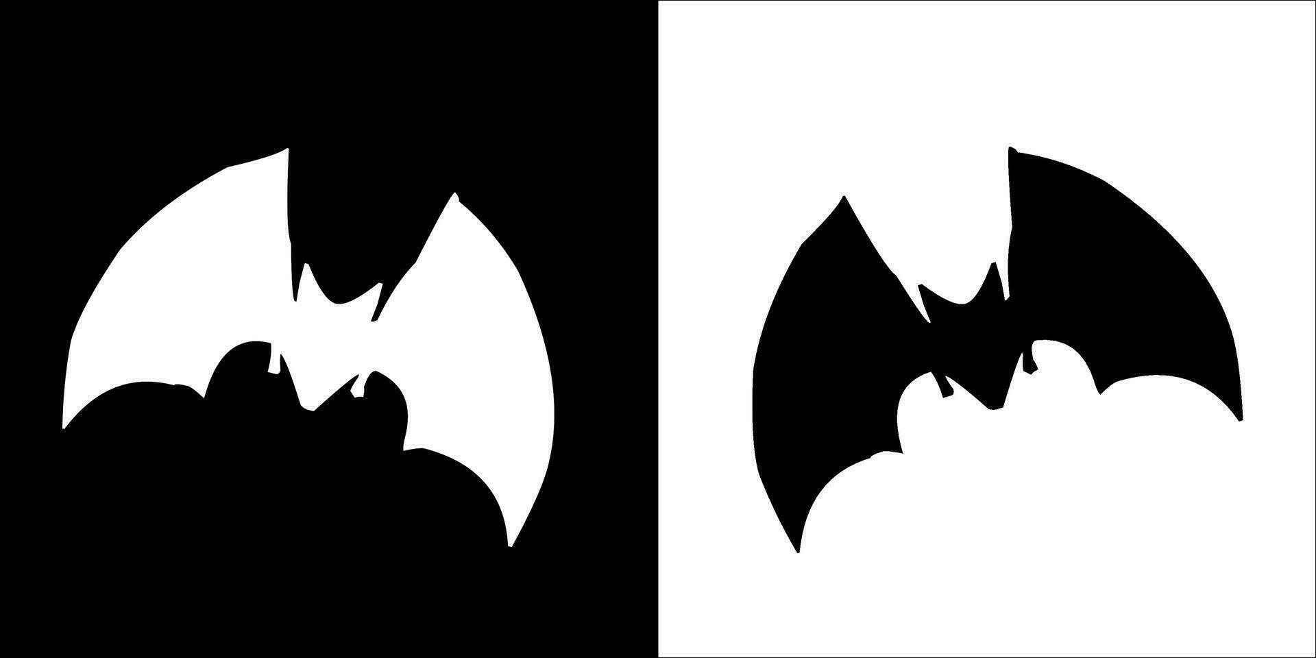 Illustration vector graphics of bat icon