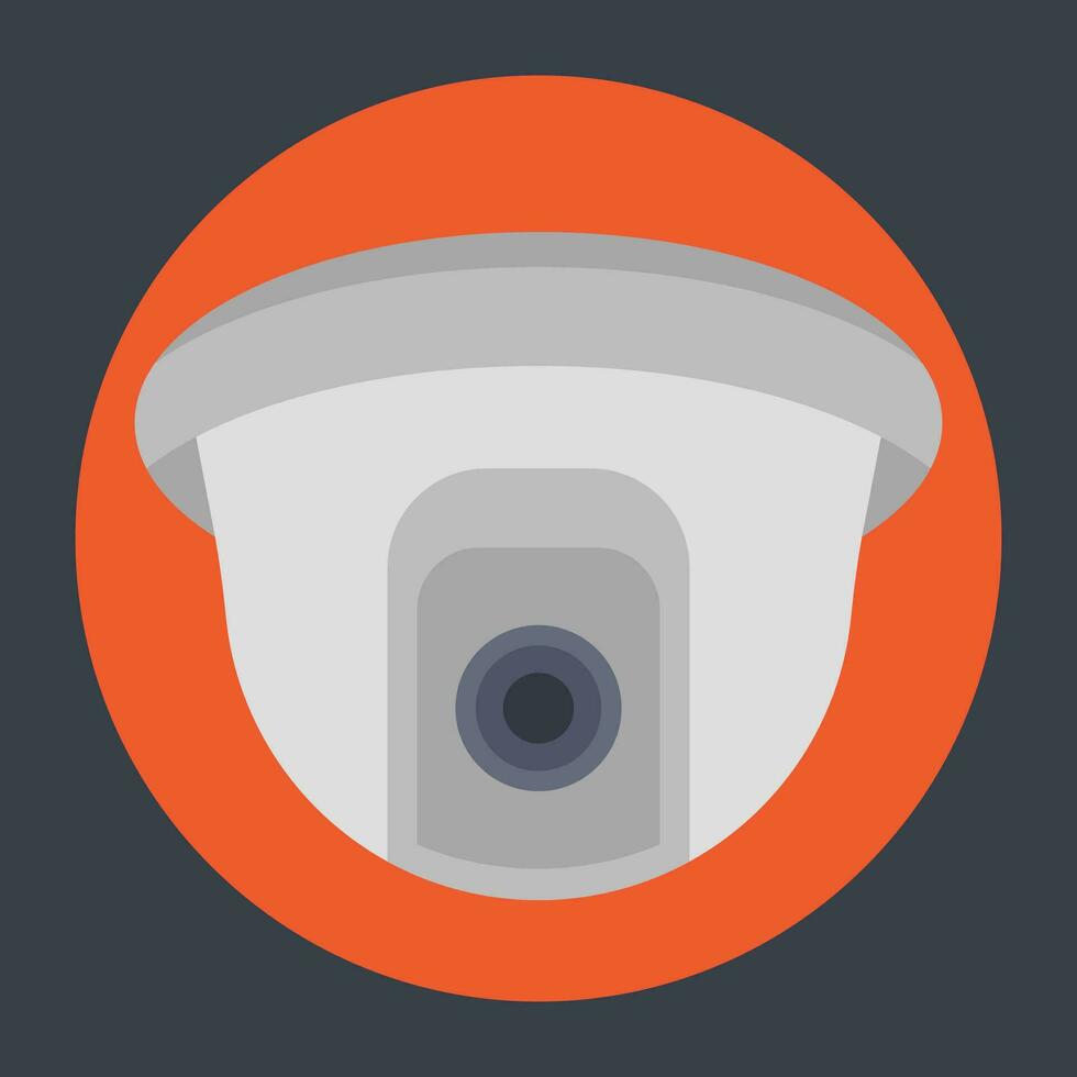 Trendy Surveillance Camera vector
