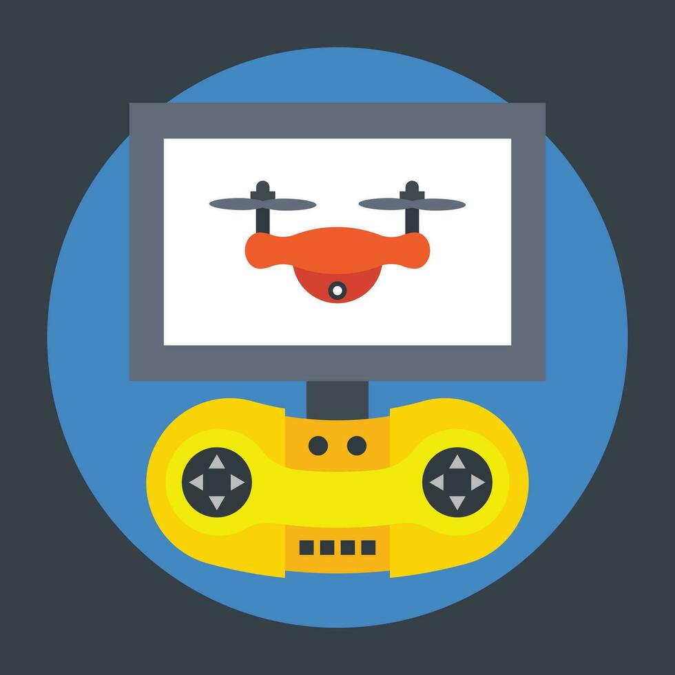 Remote Control Drone vector