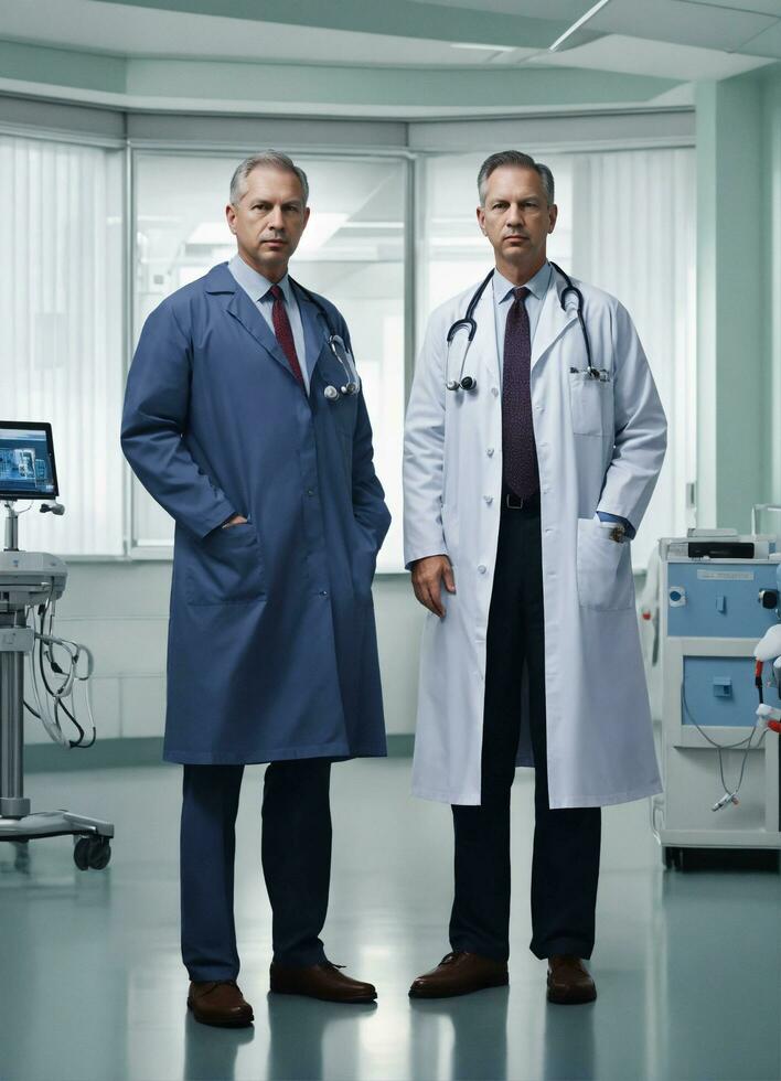 AI generated Doctor from the future concept by Ai Generator photo