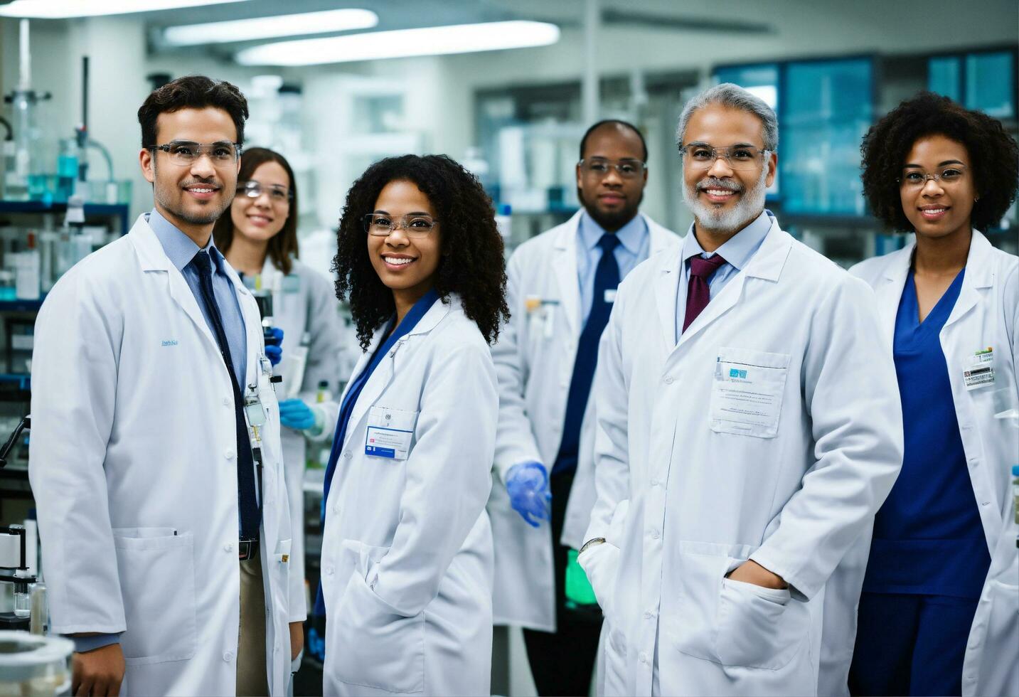 AI generated Doctor from the future concept by Ai Generator photo
