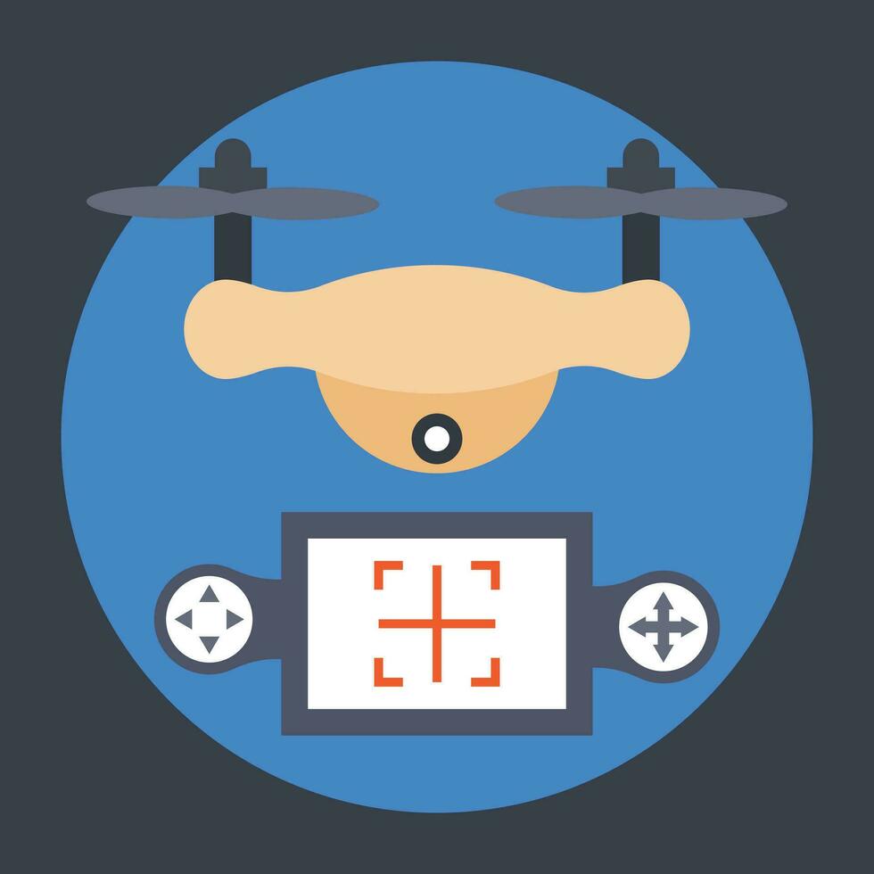 Remote Control Drone vector