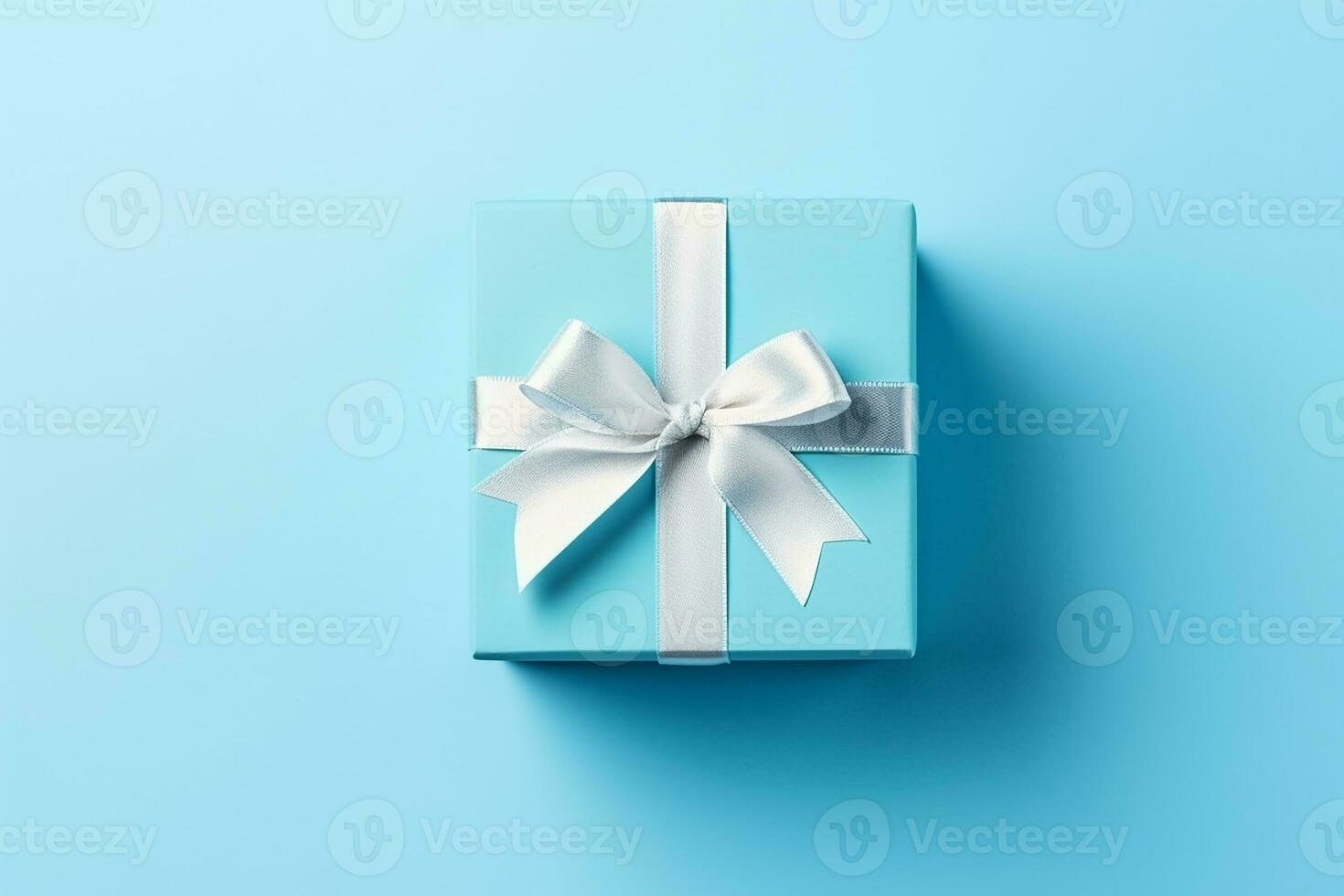 AI generated gift box on isolated background generative AI photo