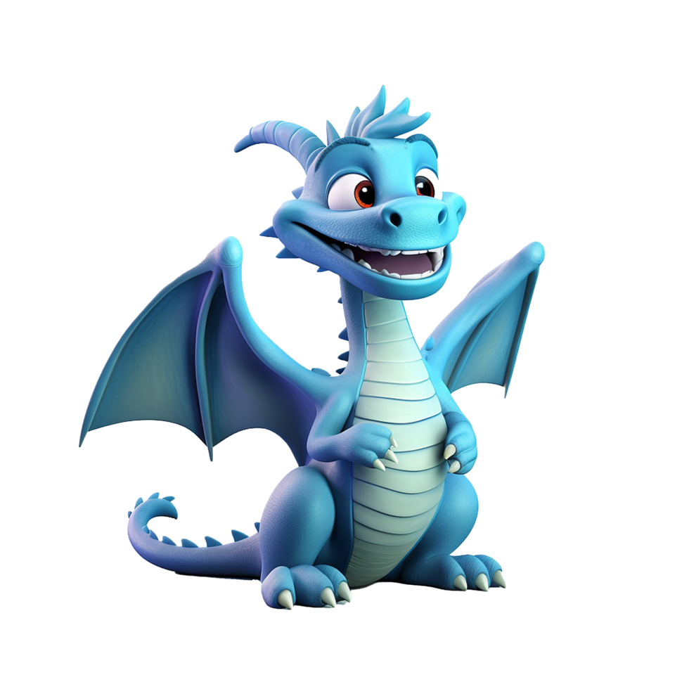 AI generated Dragon face png isolated on transparent background