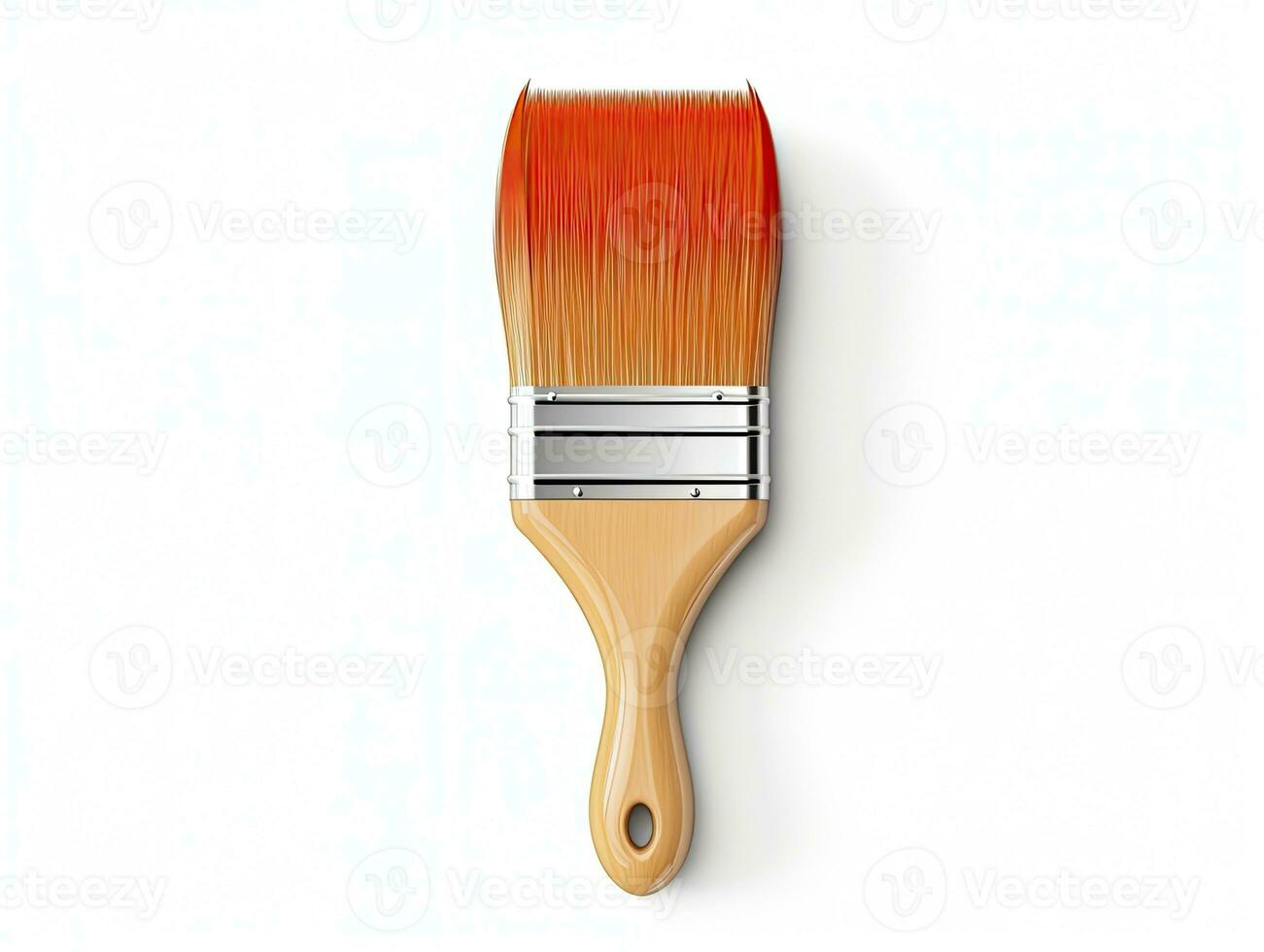 AI generated Paintbrush isolated white background. AI Generated photo