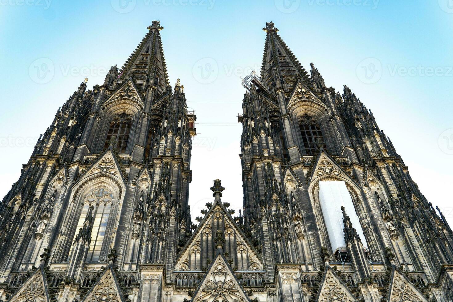 Cologne Cathedral is a famous monument of German Catholicism, Gothic architecture and a symbol of Germany photo