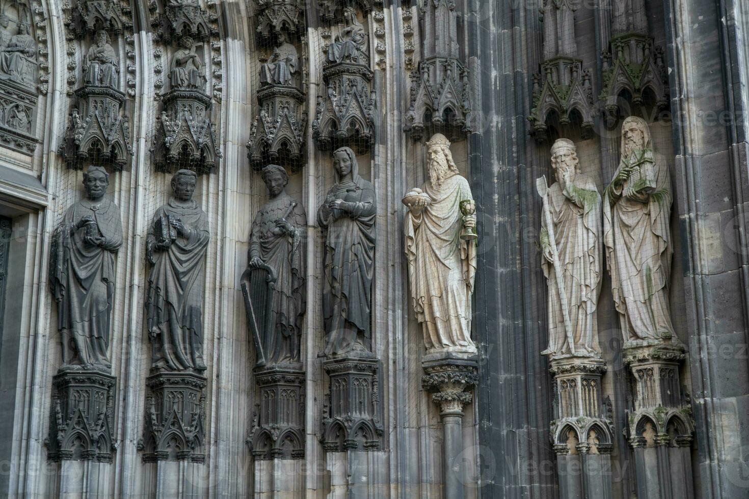 Cologne Cathedral is a famous monument of German Catholicism, Gothic architecture and a symbol of Germany photo