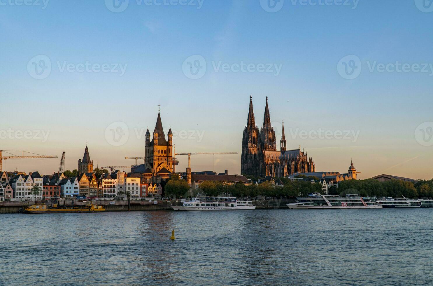 Morning View of Cologne Old City photo