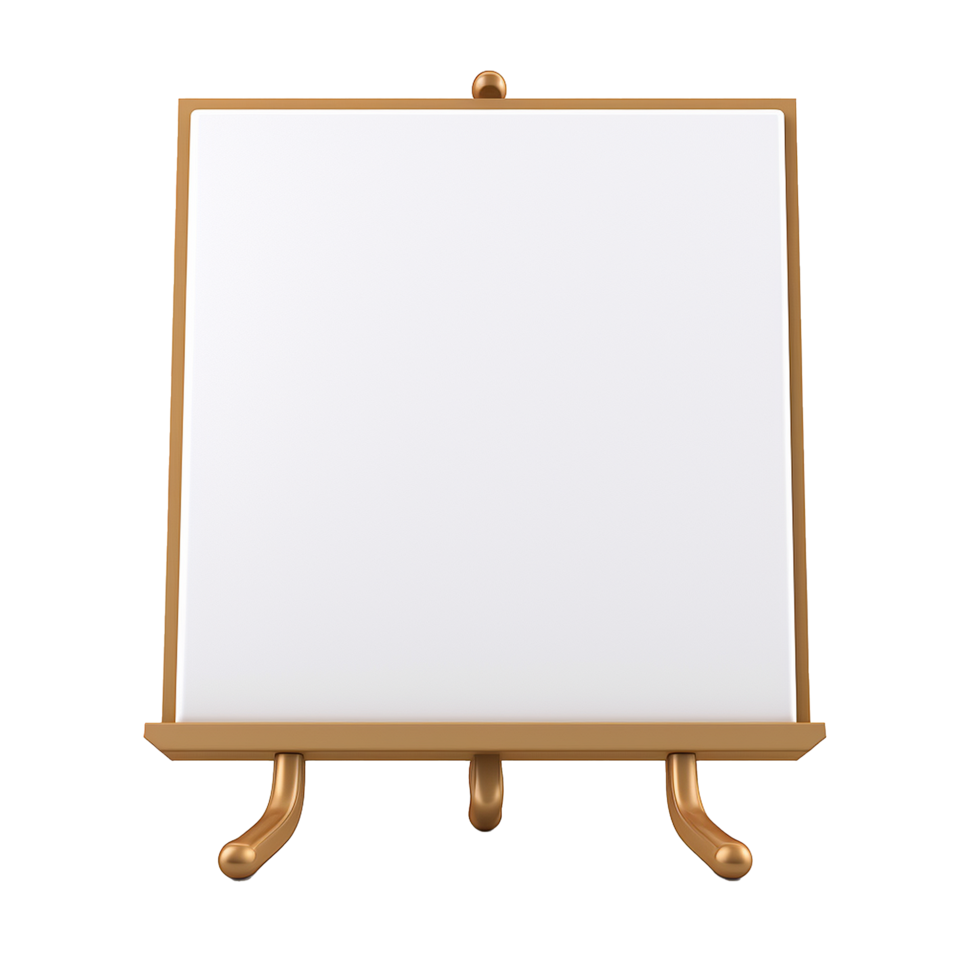AI generated Placard png isolated on transparent background
