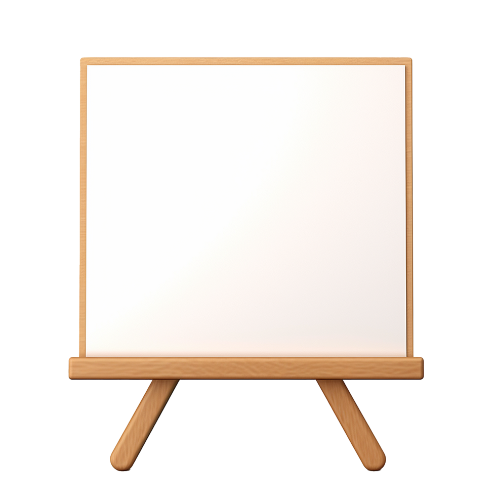 AI generated Placard png isolated on transparent background