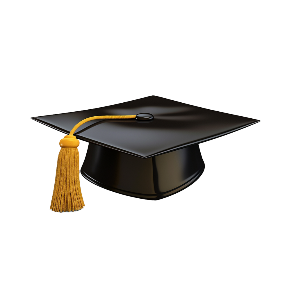 AI generated Academic cap png isolated on transparent background