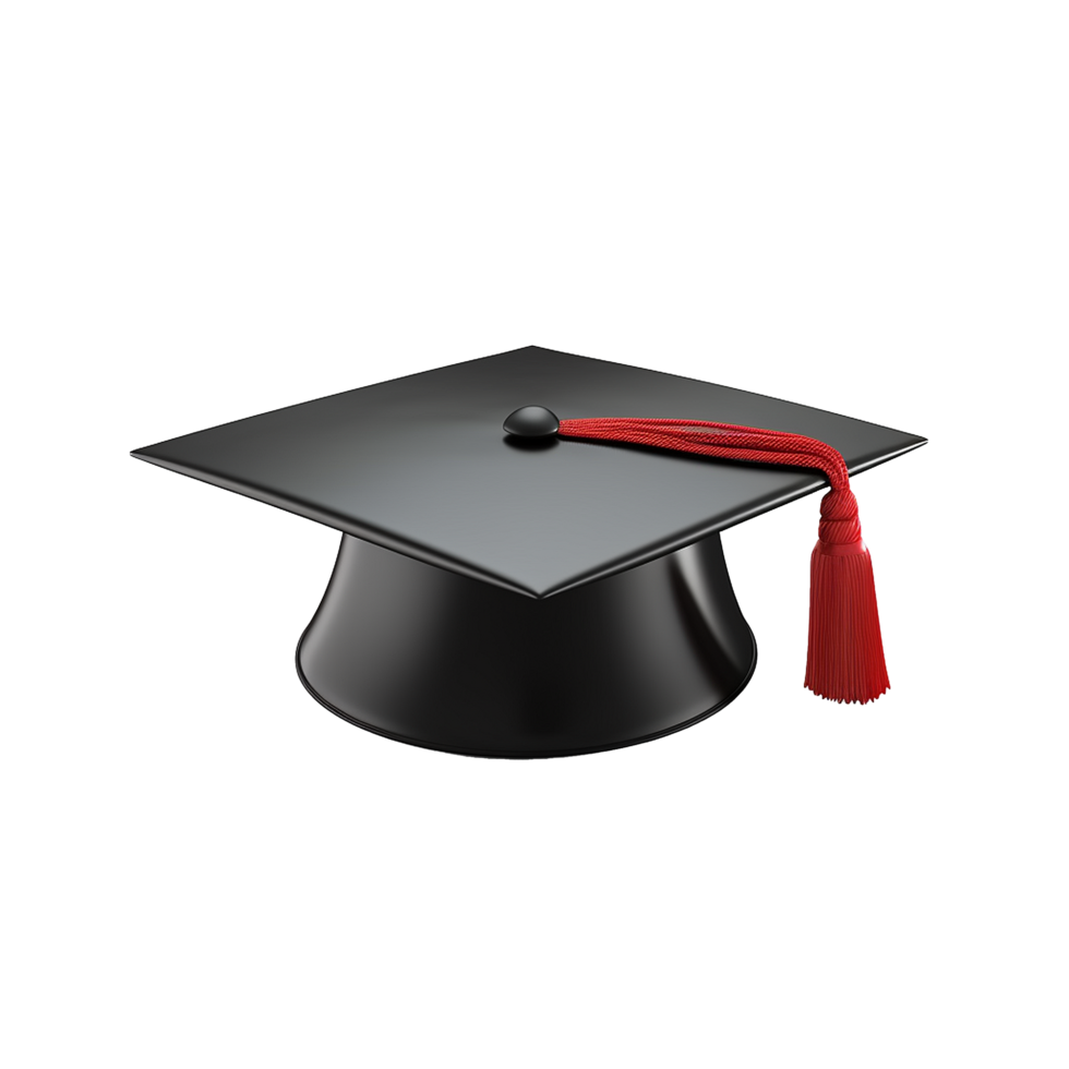 AI generated Academic cap png isolated on transparent background