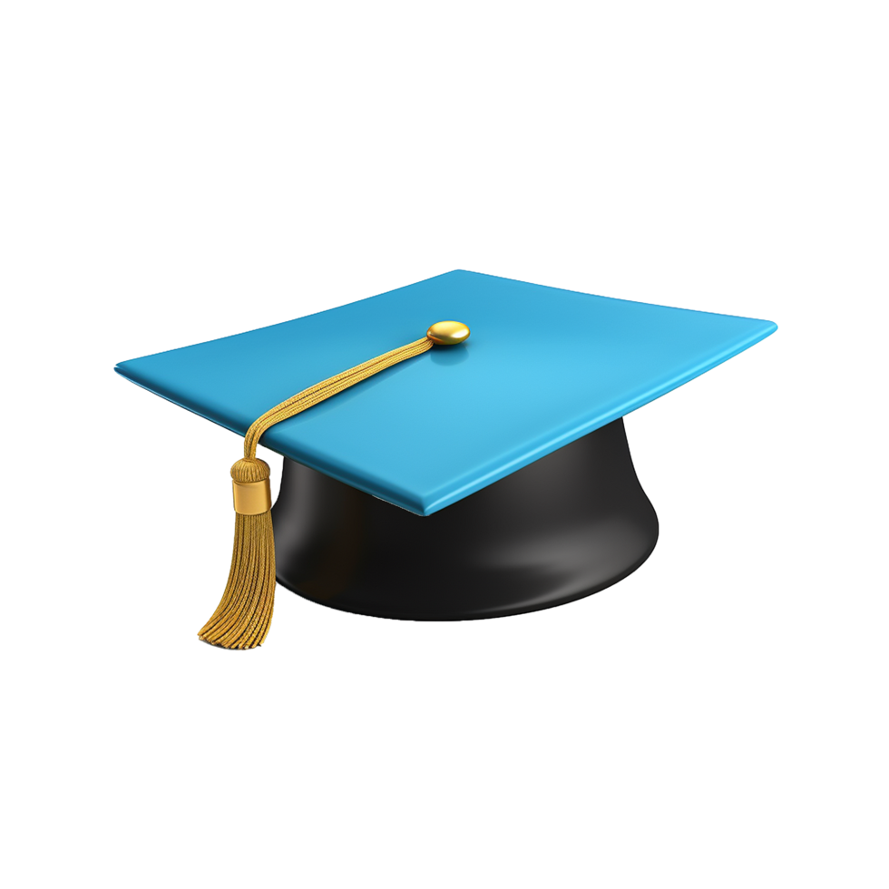 AI generated Academic cap png isolated on transparent background