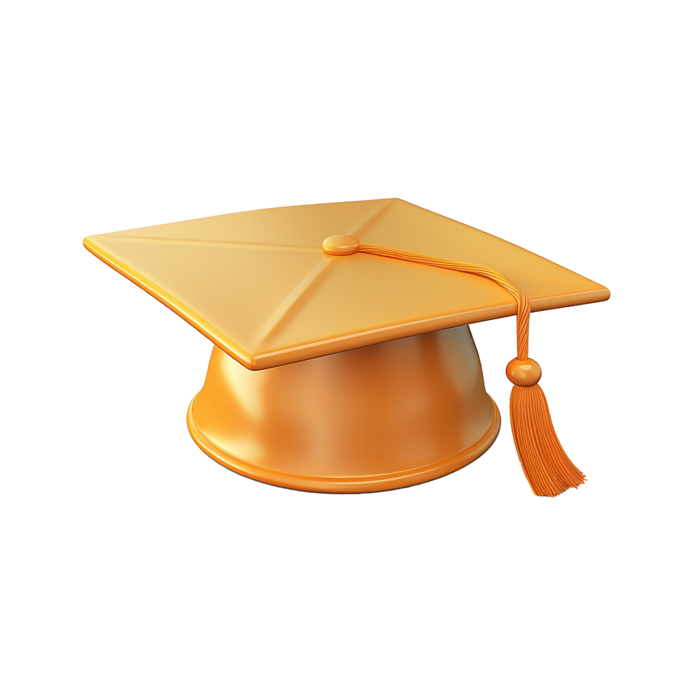 AI generated Academic cap png isolated on transparent background