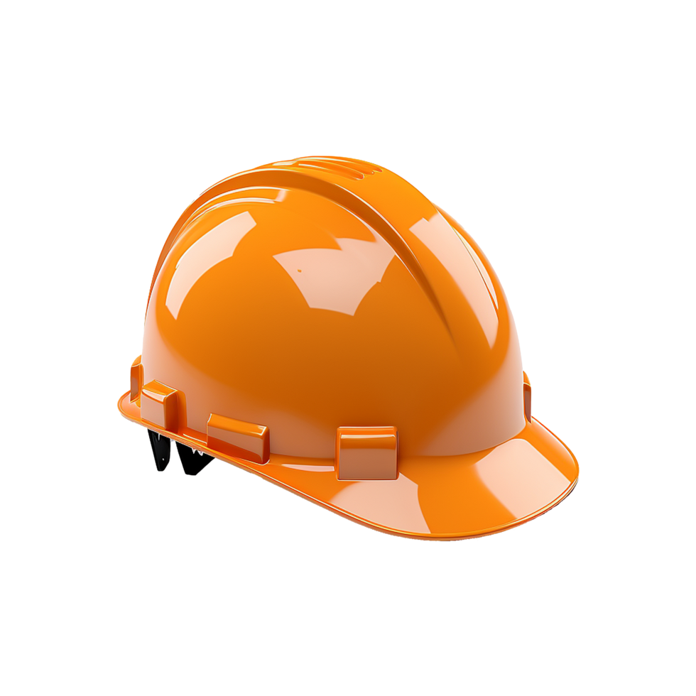 AI generated Safety helmet isolated on transparent background png