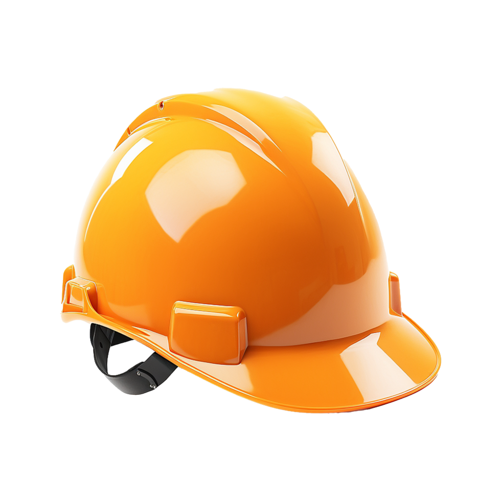 AI generated Safety helmet isolated on transparent background png