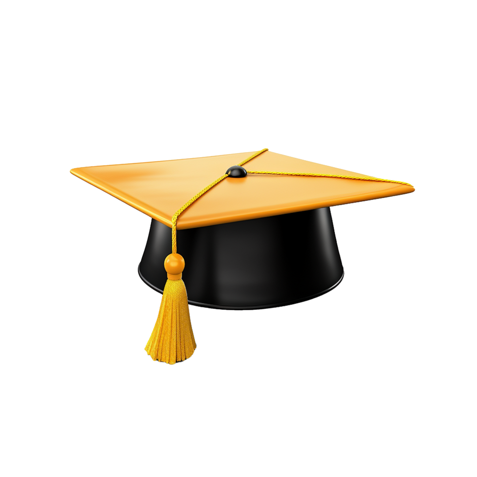 AI generated Academic cap png isolated on transparent background
