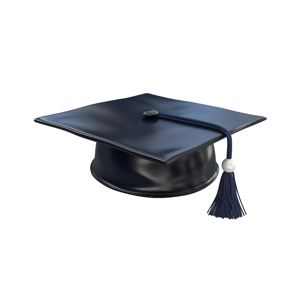 AI generated Academic cap png isolated on transparent background