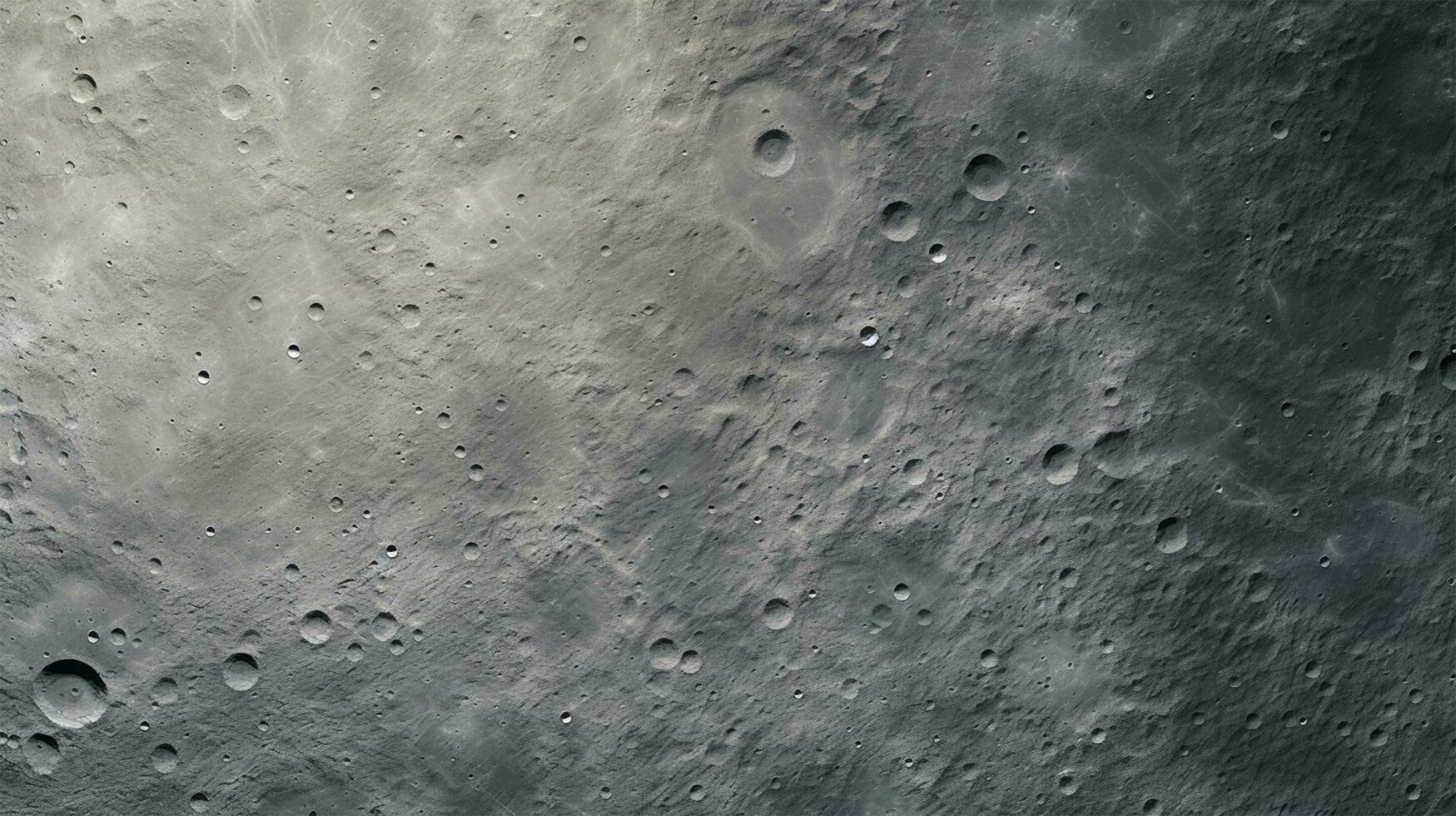 AI generated moon surface texture background photo