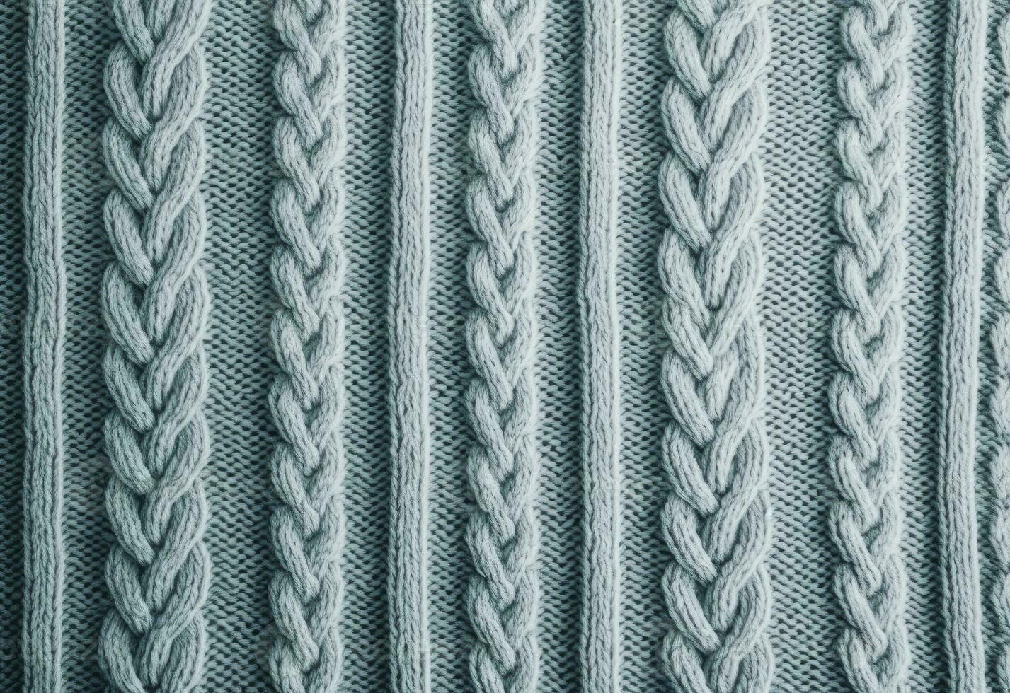 AI generated Knitted sweater texture, background with copy space. AI Generated photo