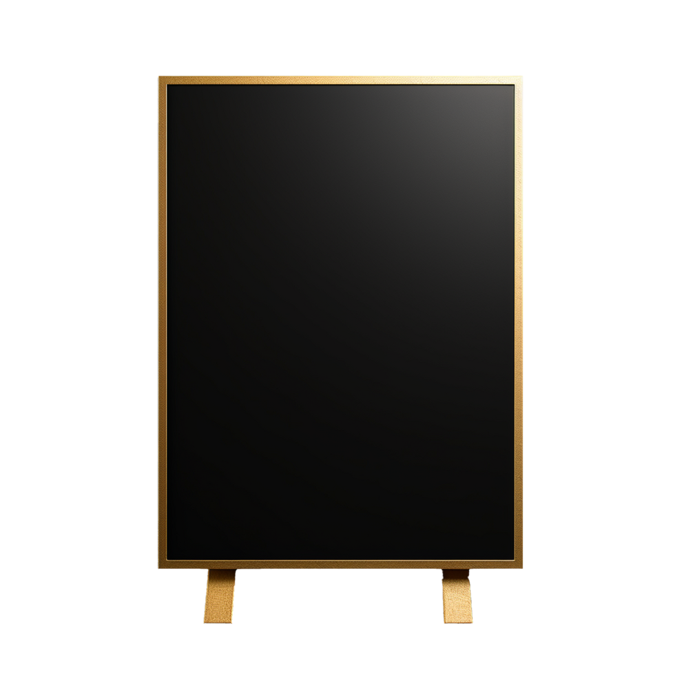 AI generated Placard png isolated on transparent background
