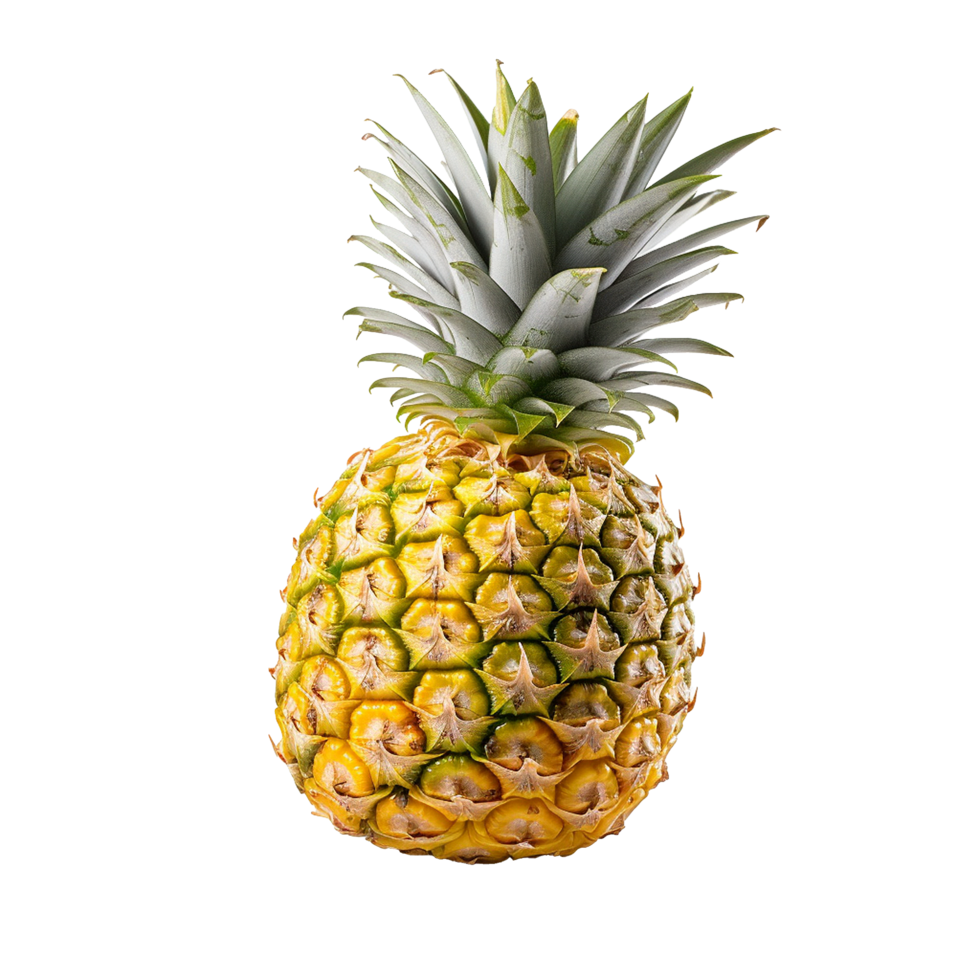 AI generated Fresh pineapple png isolated on transparent background