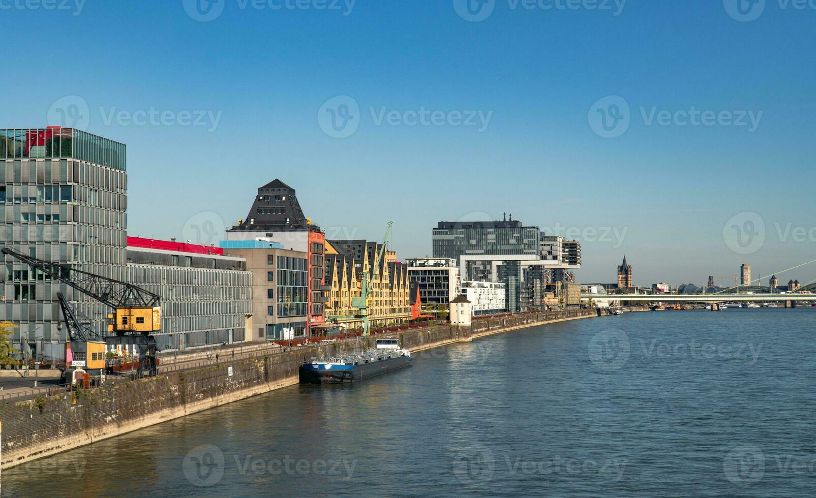 view of the Rheinauhafen in Cologne photo