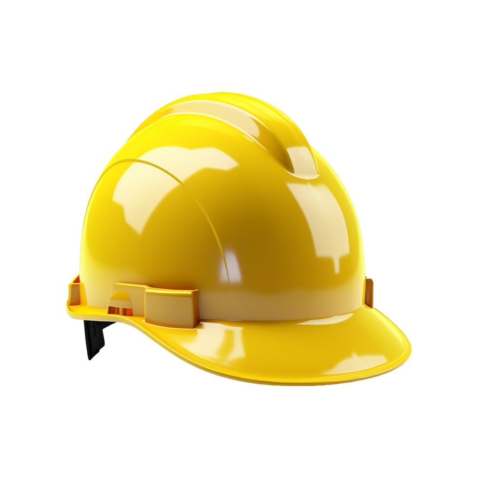 AI generated Safety helmet isolated on transparent background png