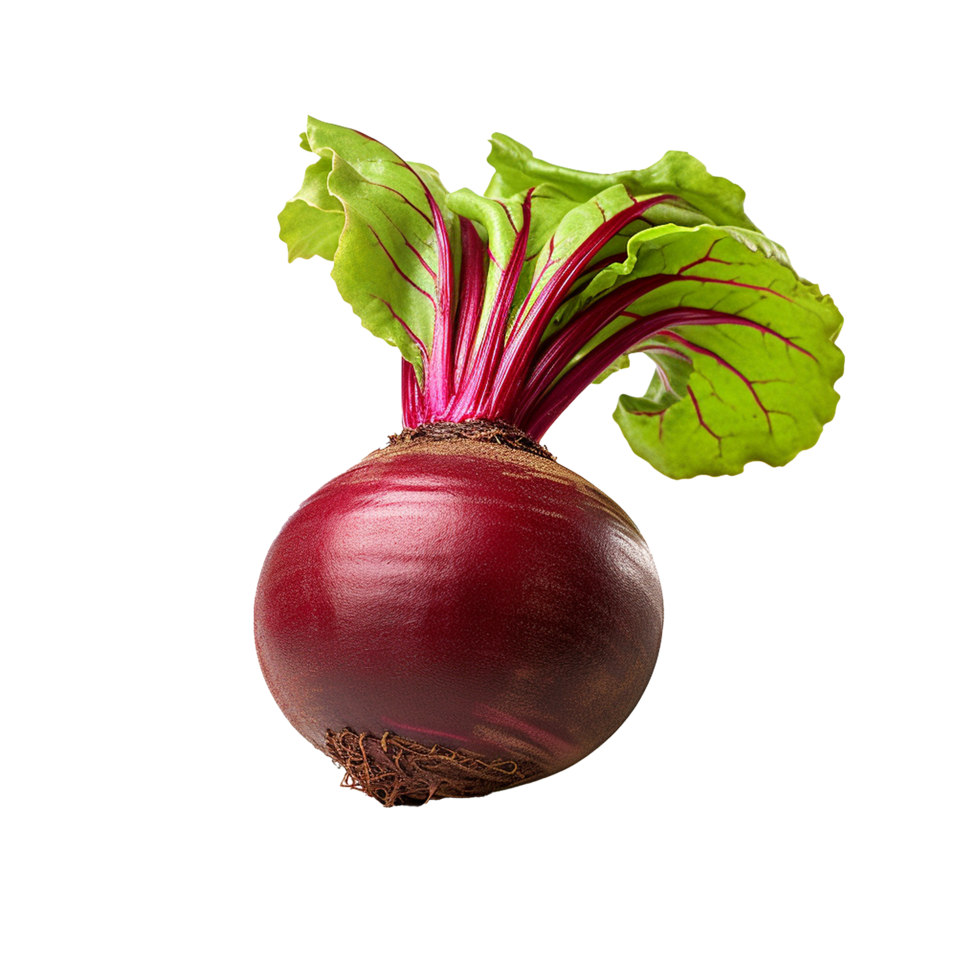 AI generated Beetroot slices png isolated on transparent background