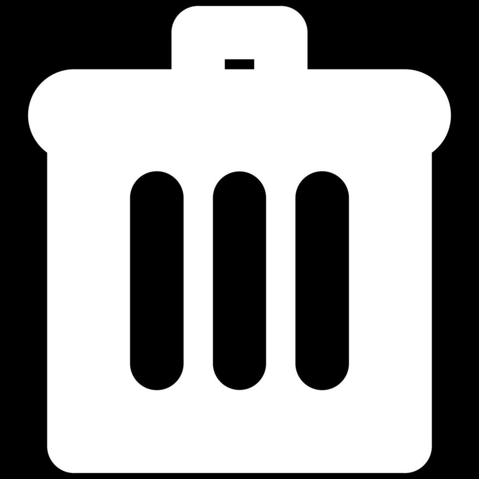 trash can icon delete icon button vector