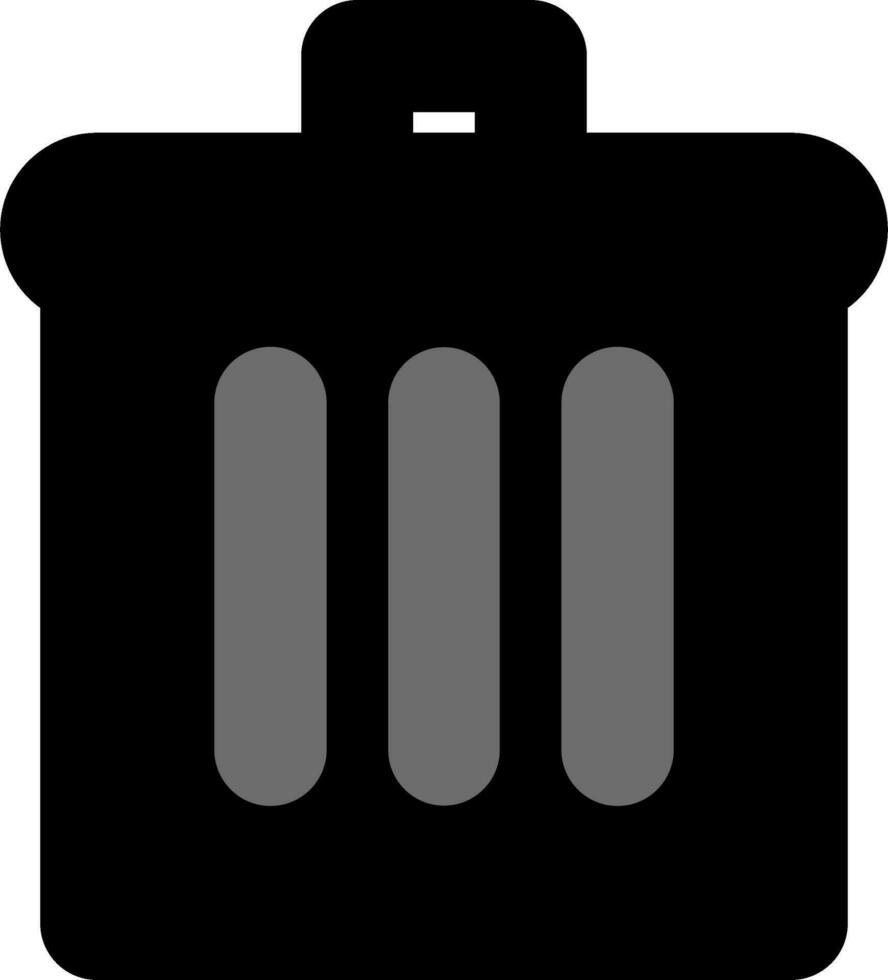 trash can icon delete icon button vector