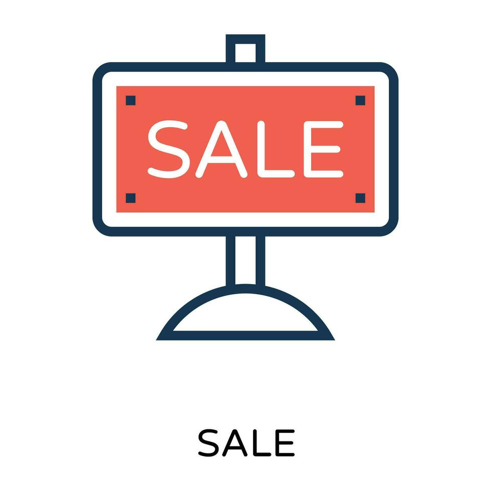 Trendy Sale Concepts vector