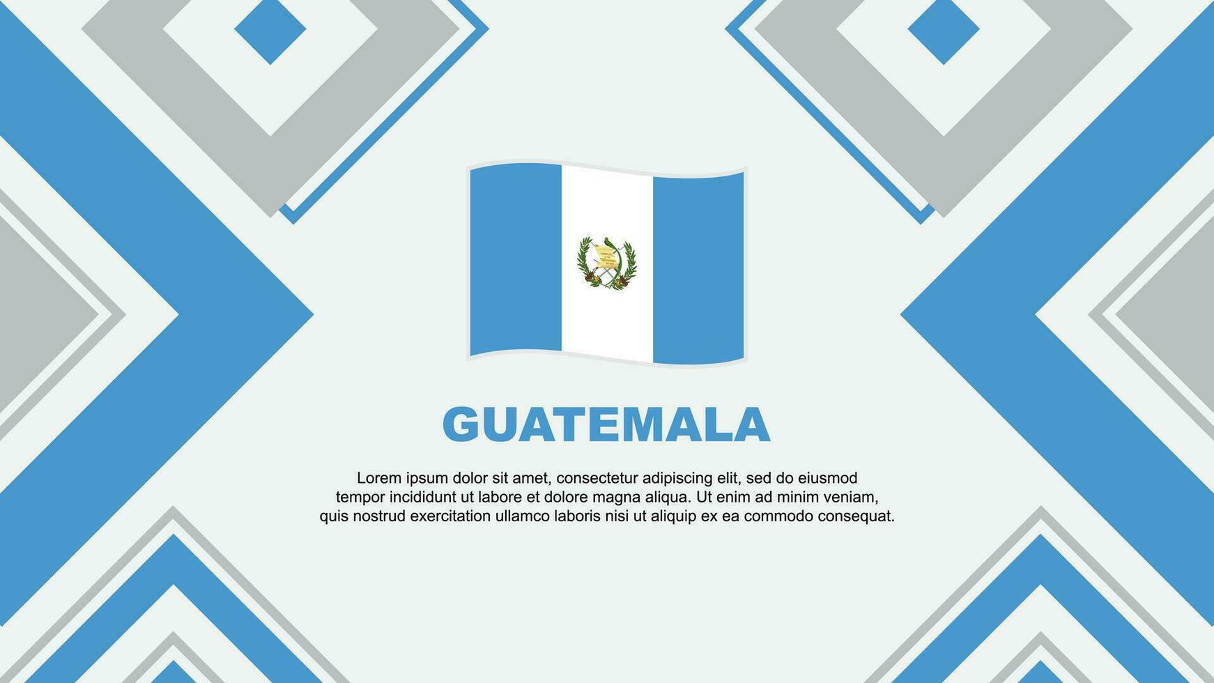 Guatemala Flag Abstract Background Design Template. Guatemala Independence Day Banner Wallpaper Vector Illustration. Guatemala Independence Day