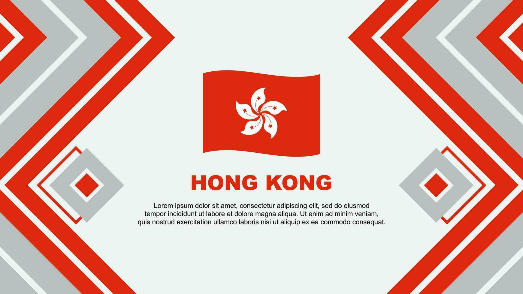 hong kong bandera resumen antecedentes diseño modelo. hong kong independencia día bandera fondo de pantalla vector ilustración. hong kong diseño