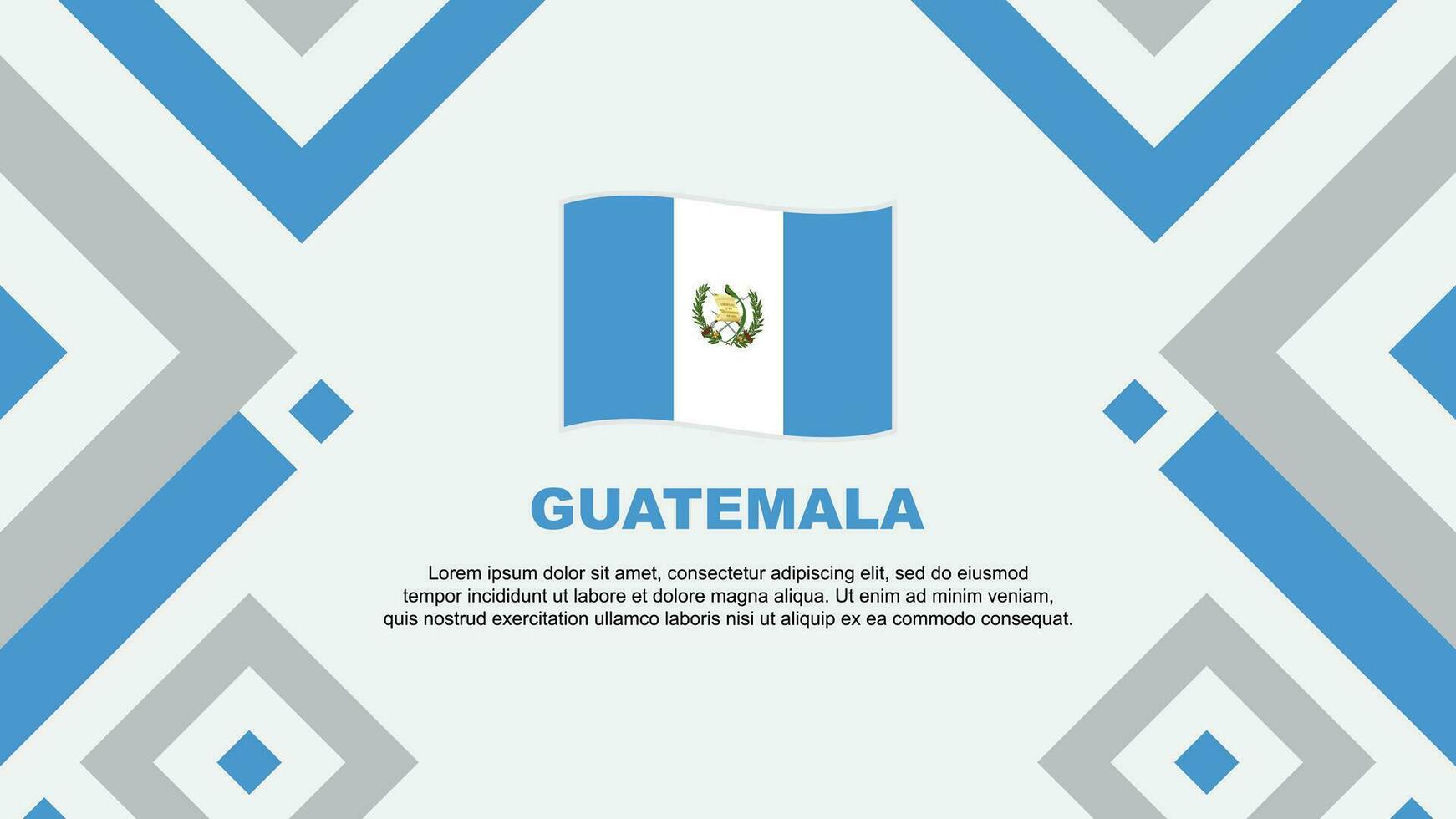 Guatemala Flag Abstract Background Design Template. Guatemala Independence Day Banner Wallpaper Vector Illustration. Guatemala Template