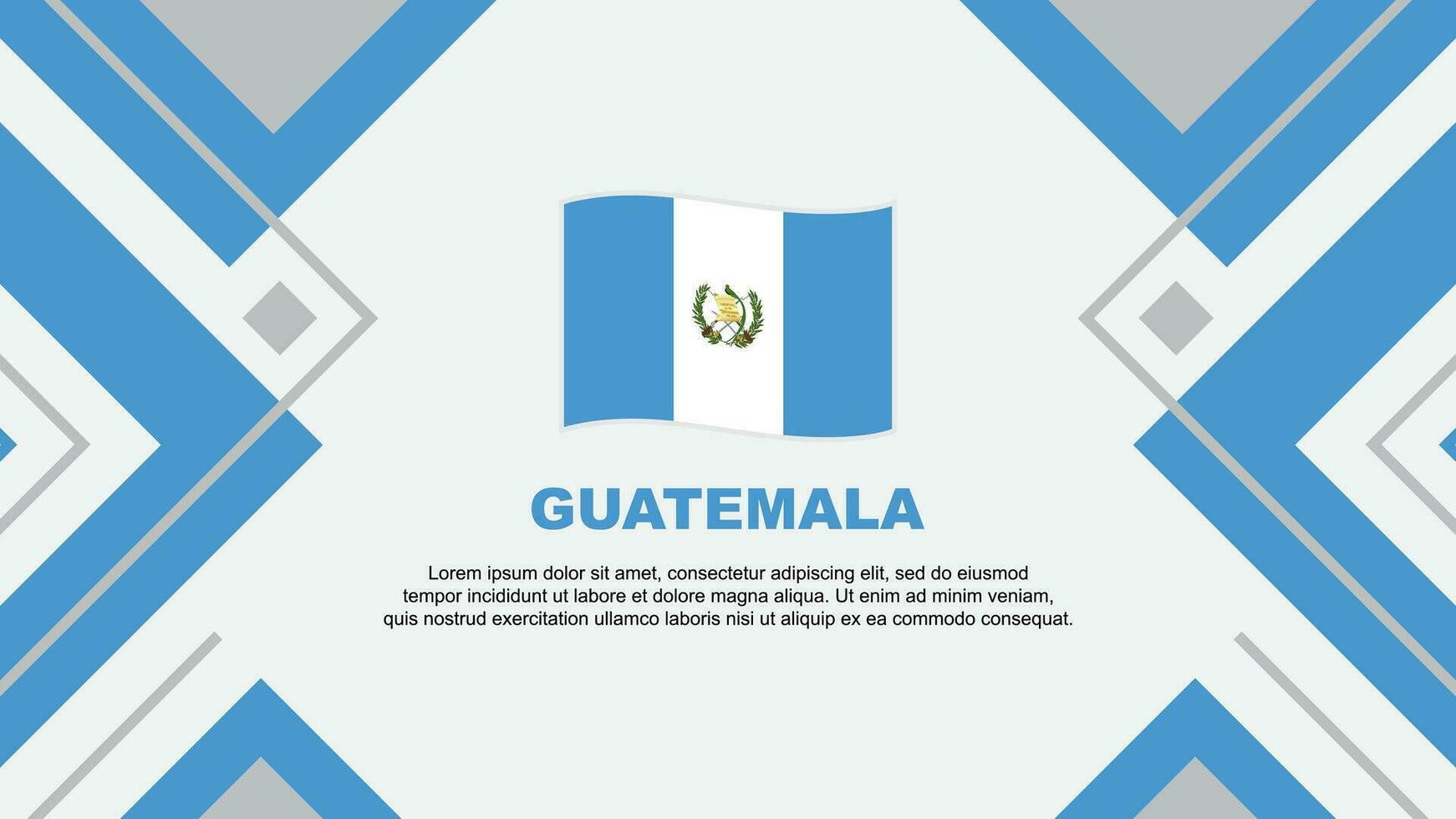 Guatemala Flag Abstract Background Design Template. Guatemala Independence Day Banner Wallpaper Vector Illustration. Guatemala Illustration