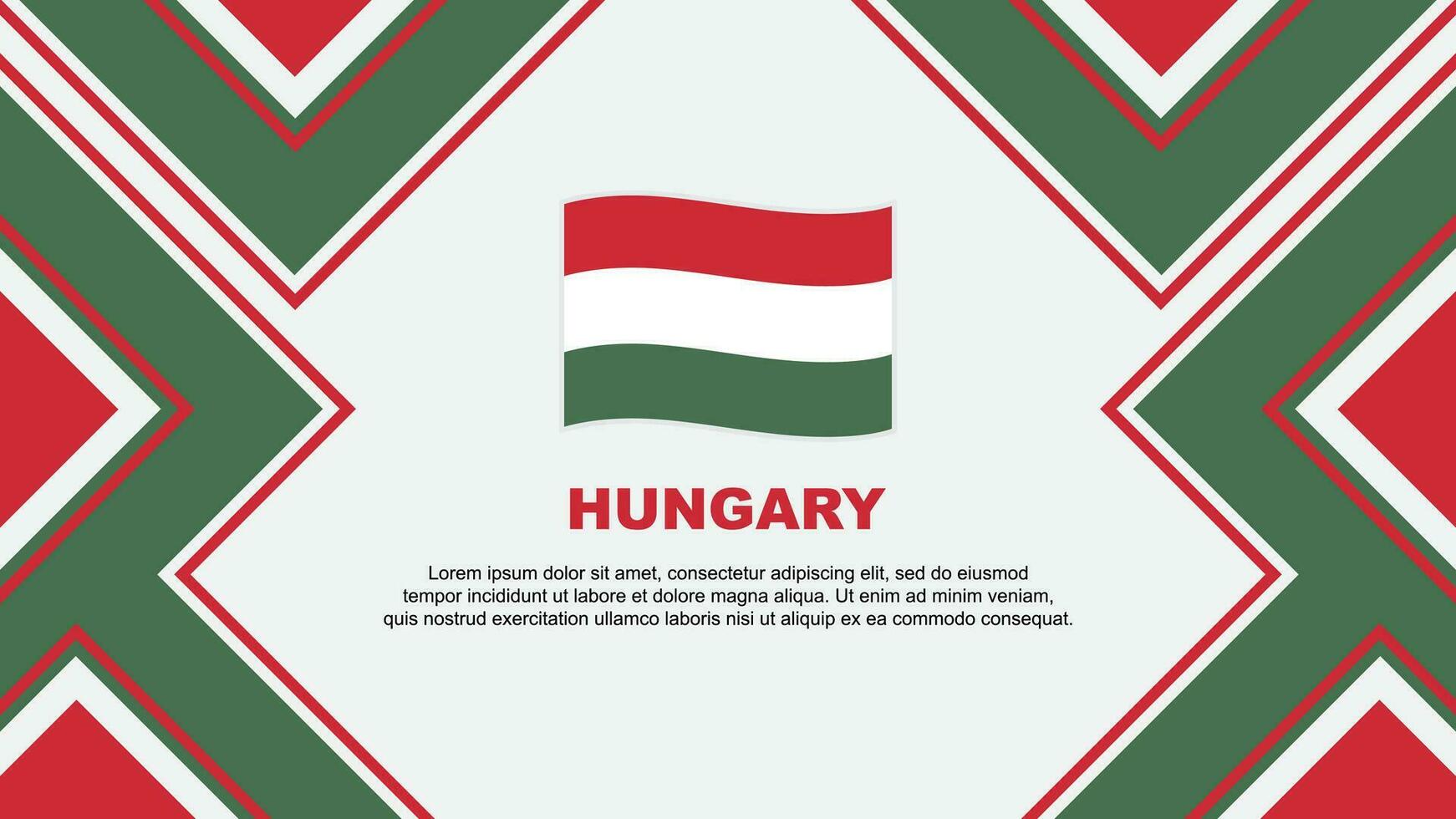 Hungría bandera resumen antecedentes diseño modelo. Hungría independencia día bandera fondo de pantalla vector ilustración. Hungría vector