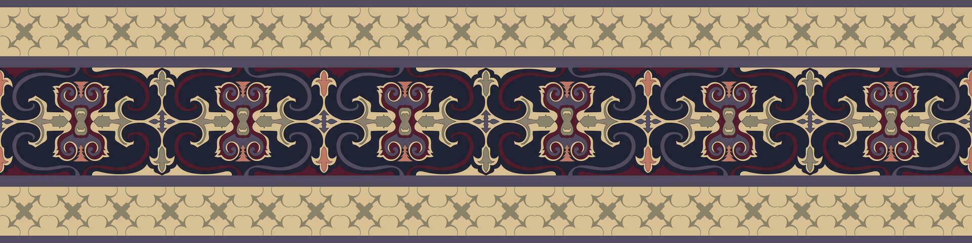 Colorful geometric ethnic pattern. Oriental, western, aztec, tribal traditional. seamless pattern. fabric, tile, background, carpet, wallpaper, clothing, sarong,wrapping, Batik, fabric,Vector pattern. vector