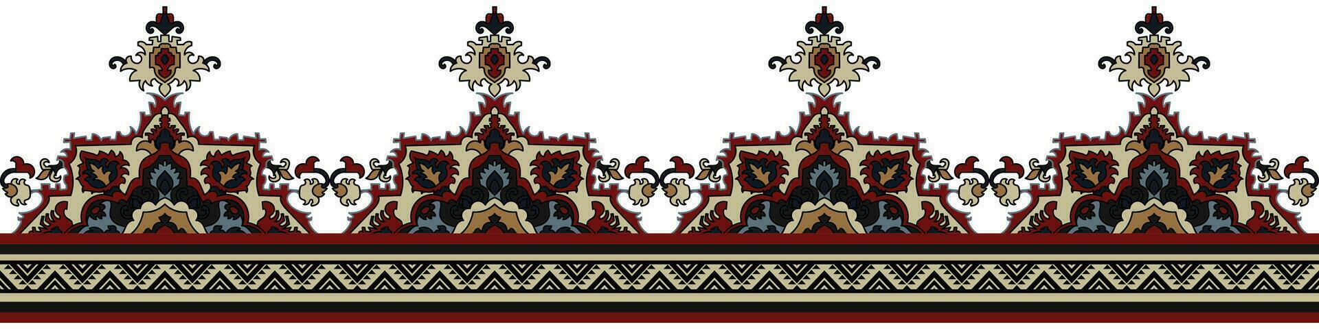 alfombra modelo textil digital diseño motivo modelo decoración mano hecho obra de arte marco regalo tarjeta fondo de pantalla mujer paño frente espalda y duppata impresión elemento de barroco ornamento cachemir resumen frontera alfombra vector