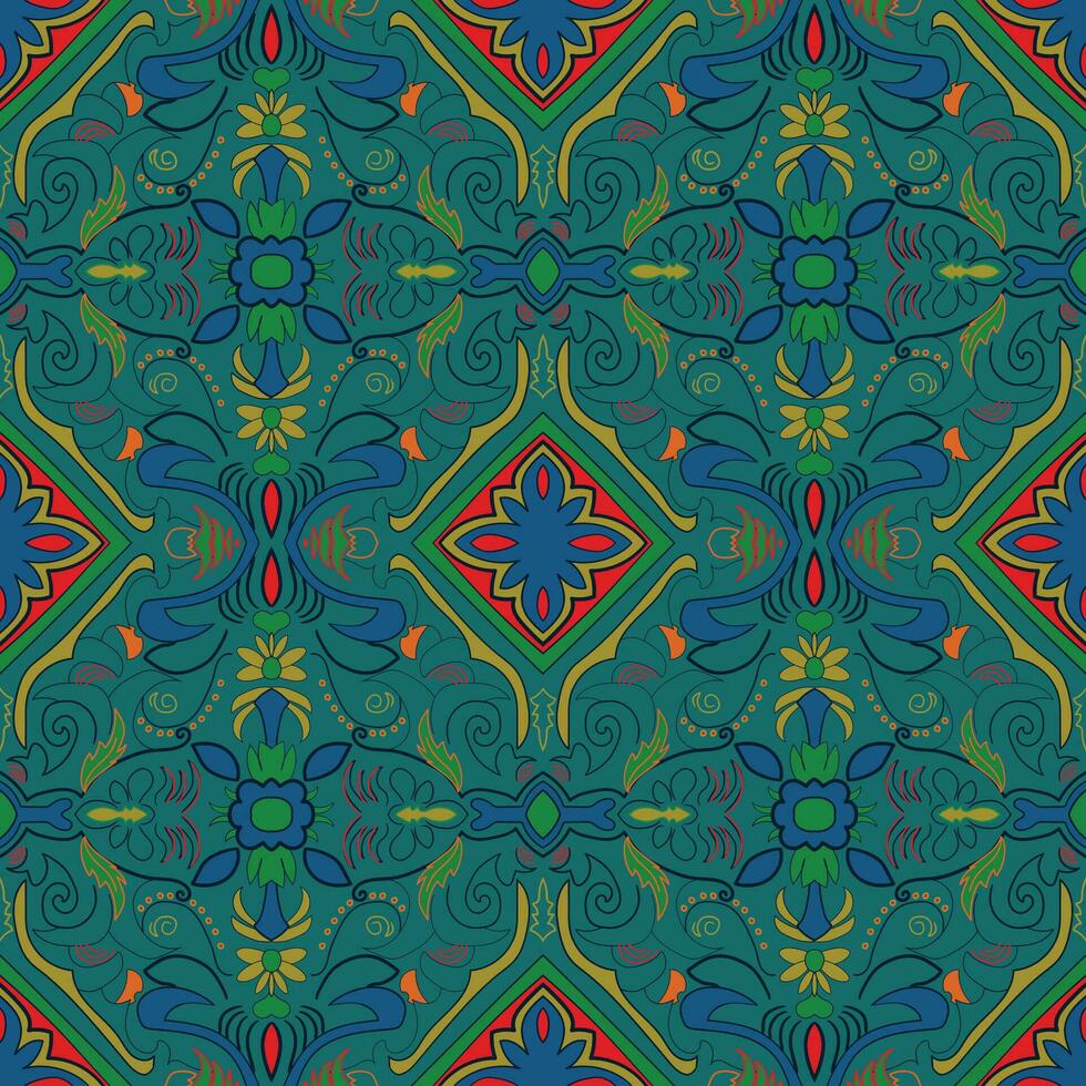 Navajo tribal vector seamless pattern. Native American ornament. Ethnic South Western decor style. Boho geometric ornament. Vector seamless pattern. Mexican blanket, rug. Woven carpet