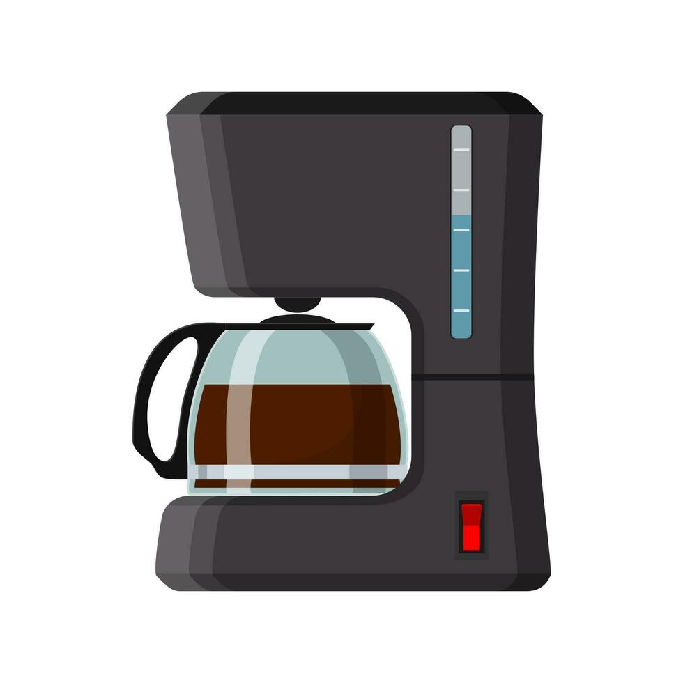 café máquina icono. oficina café máquina aislado en blanco antecedentes. vector ilustración en plano estilo.