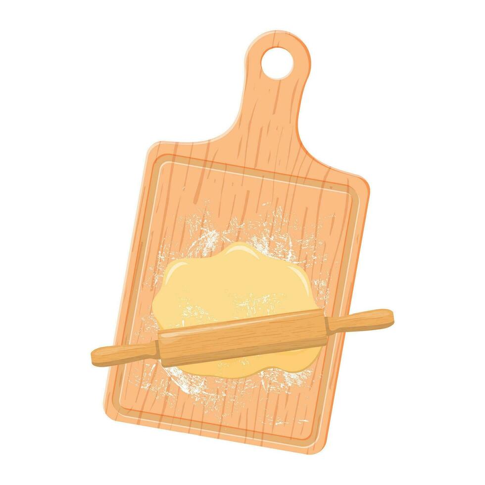 background with a cutting board, vector