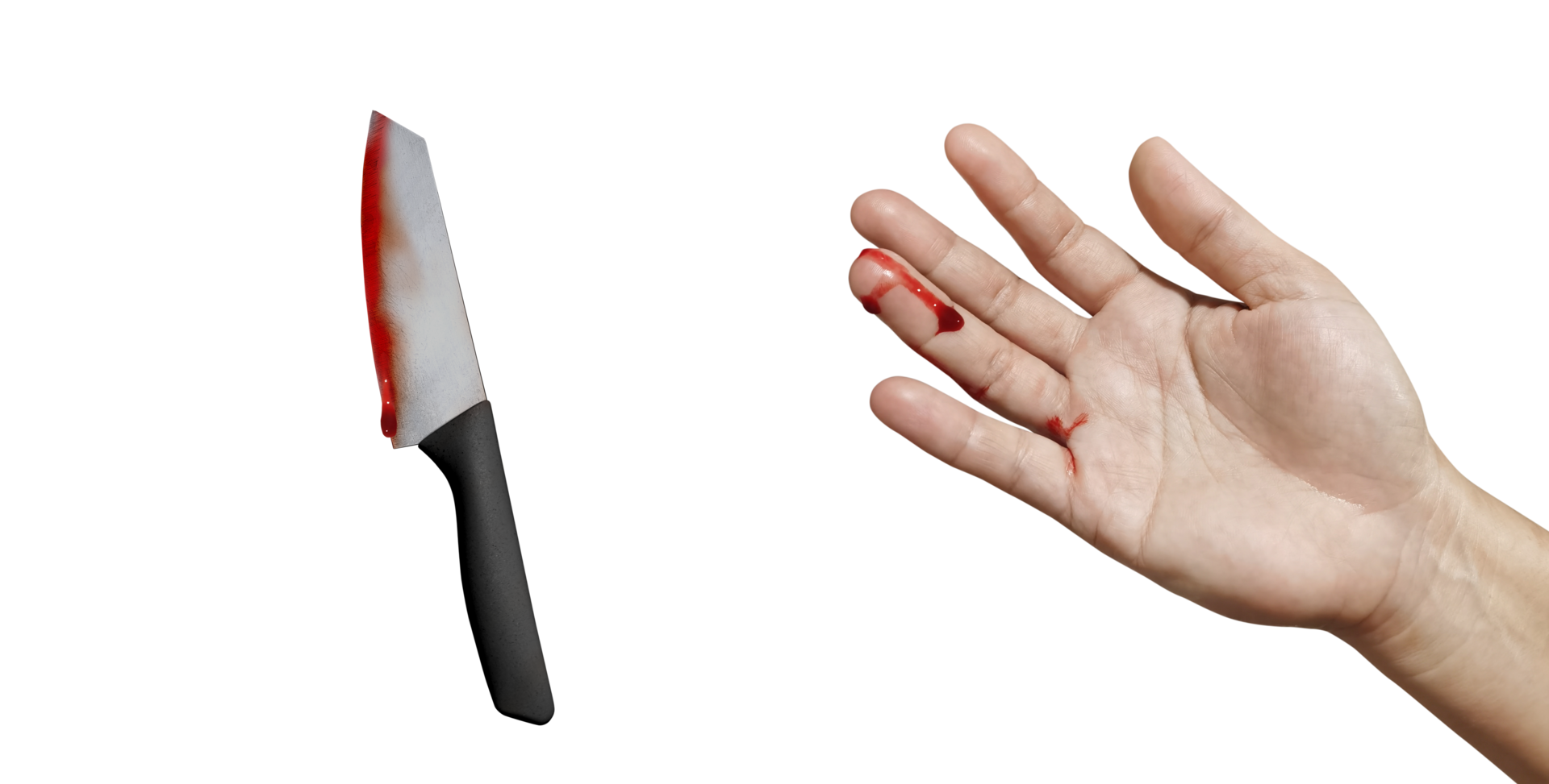 A bleeding hand with a bloodstained knife PNG transparent 35879933 PNG