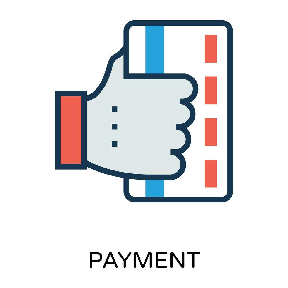 Trendy Plastic Money vector