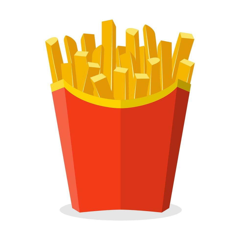 Potatoes French Fries vector