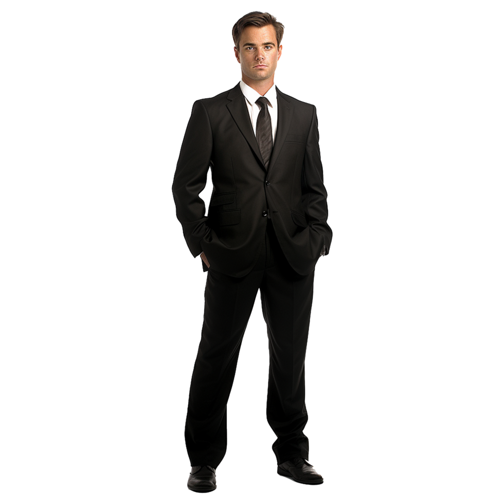 AI generated Businessman isolated on transparent background png