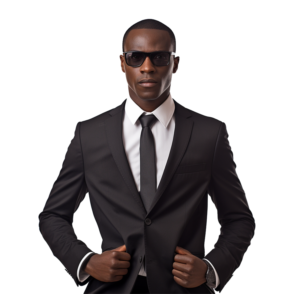 AI generated Businessman isolated on transparent background png