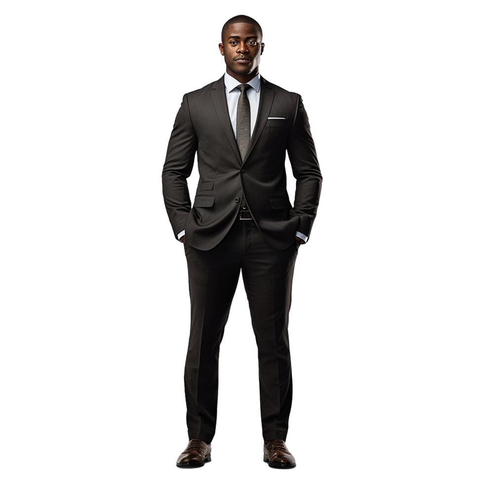 AI generated Businessman isolated on transparent background png