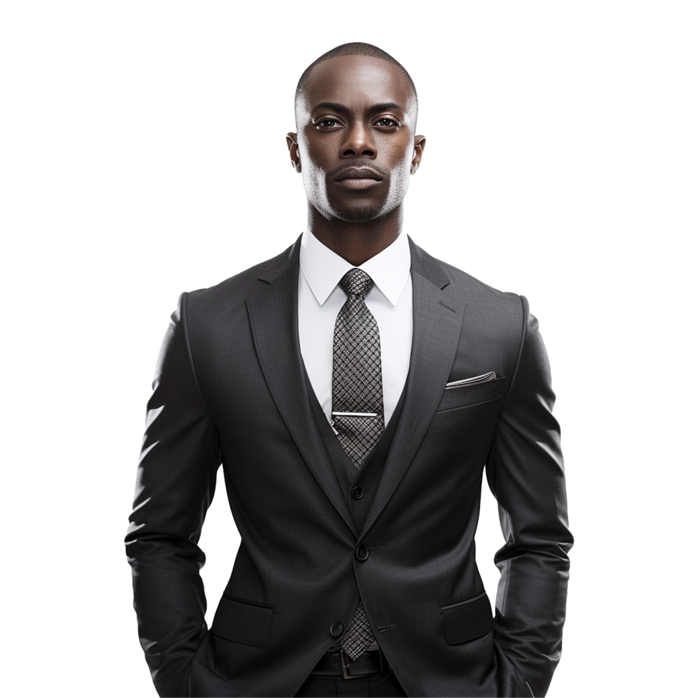 AI generated Businessman isolated on transparent background png