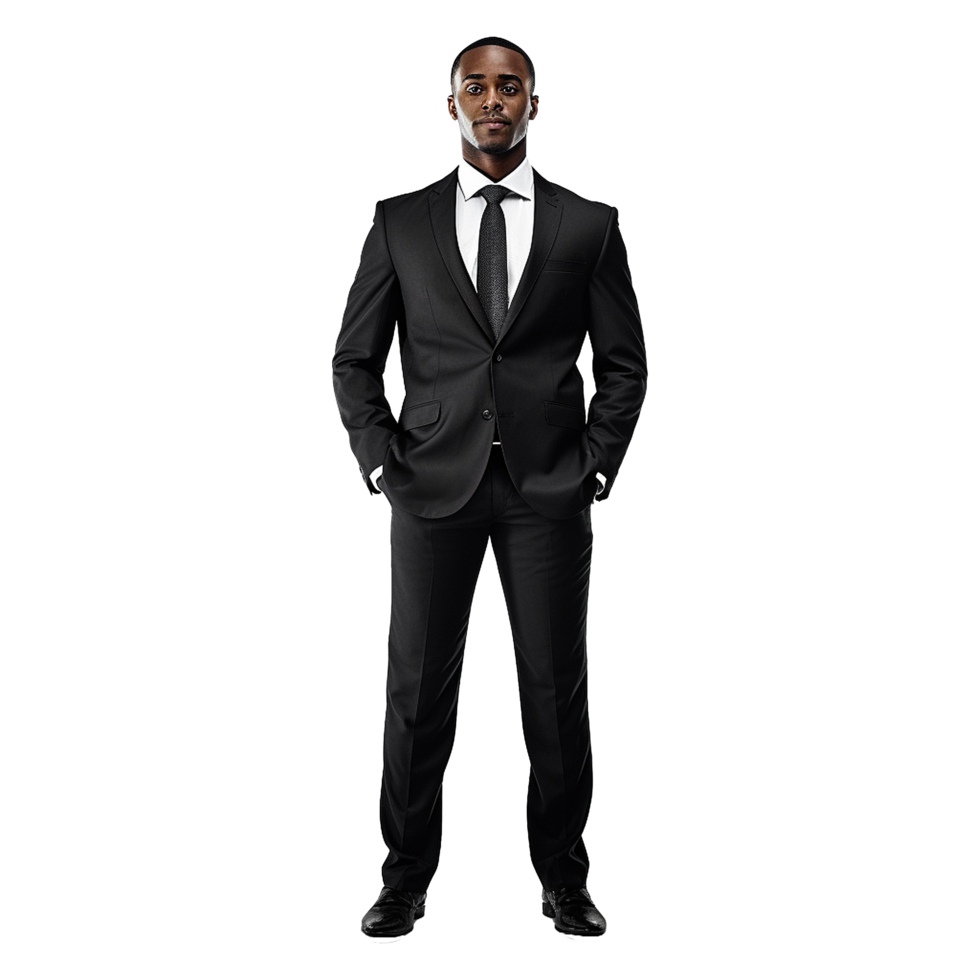 AI generated Businessman isolated on transparent background png